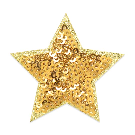 Sequin Star Iron-On & Adhesive Patch by Make Market®